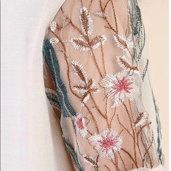 Altered State Dress Umgee Sheer Cream Dress Size S - Picture 3 of 8